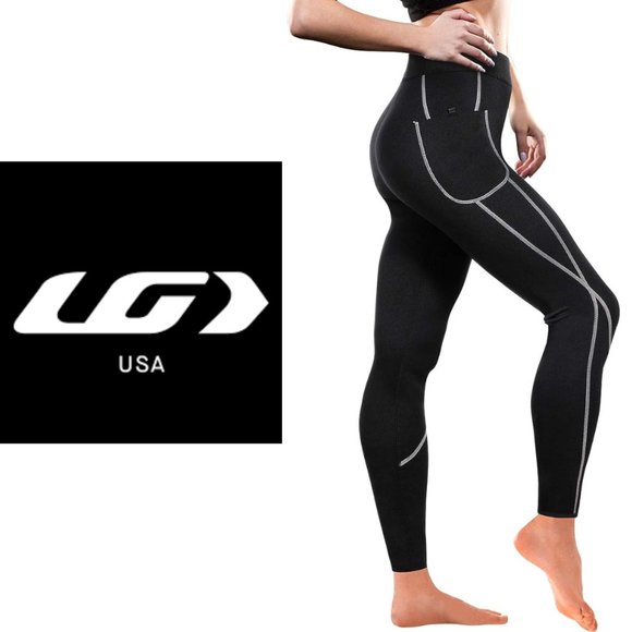 Louis Garneau Contrast-Stitch Tights - X-Small - Picture 1 of 5